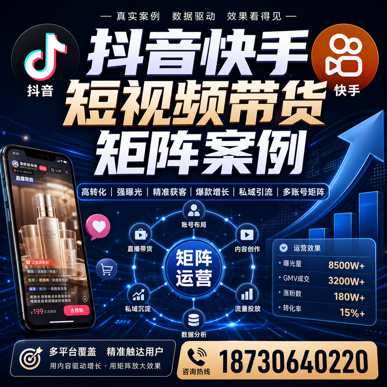 白银短视频带货团队多平台矩阵自动分发案例